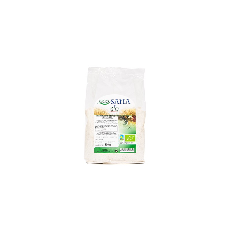 harina espelta integral bio 500gr ecosana