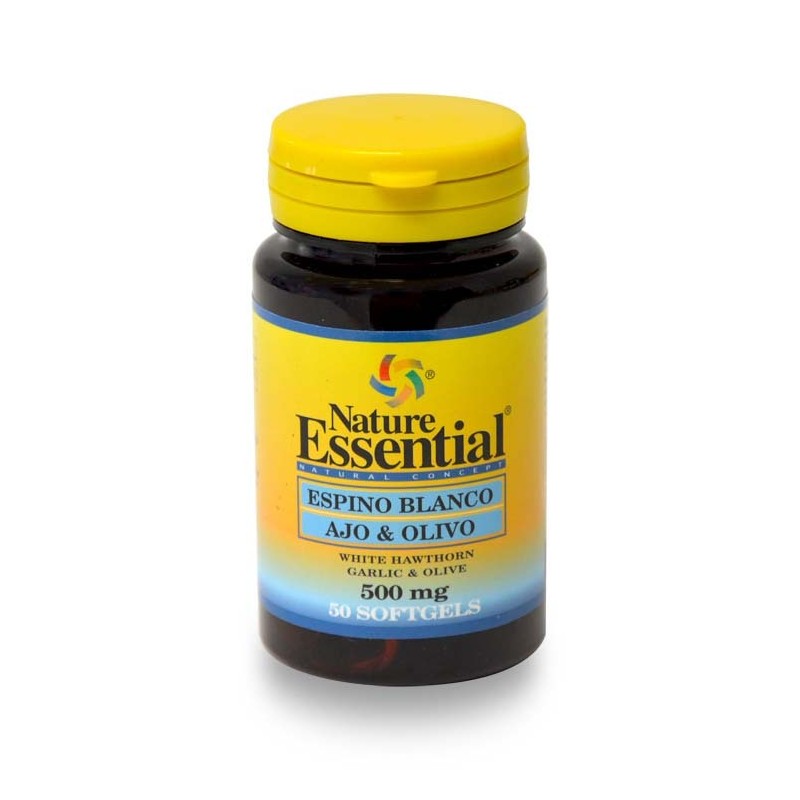 ne espino blanco ajo olivo 500 mg 50 perlas