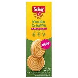 galletas vanilla creams sin azucar sin gluten 115g