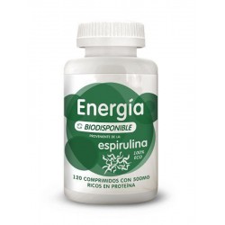 energia biodisponible espirulina 500 mg 120 comp